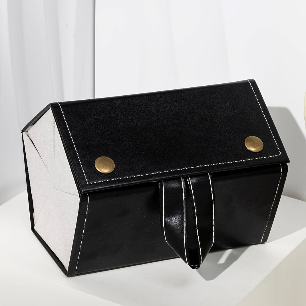 Foldable Eyeglasses Holder Box with 1-6 Slots Portable Storage Case for Men