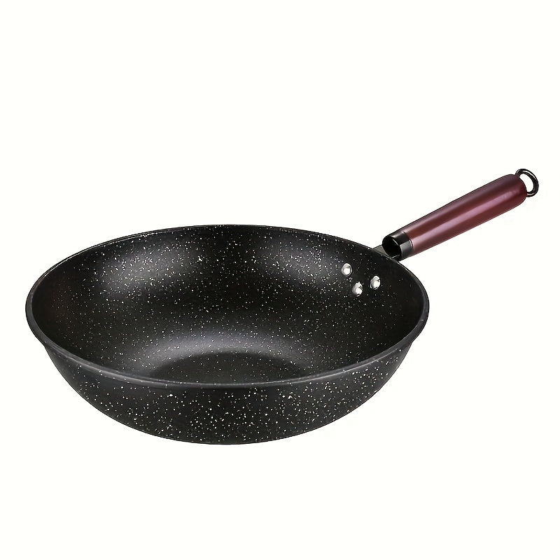 Non-Stick Cookware Set with Woks Stir-Fry Pans Griddle and Skillet for Gas and Induction