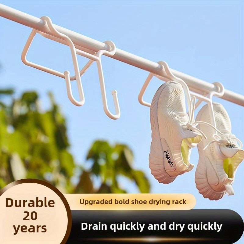 Space-Saving Shoe Organizer Set, Portable Plastic Rack for Closet and Hallway