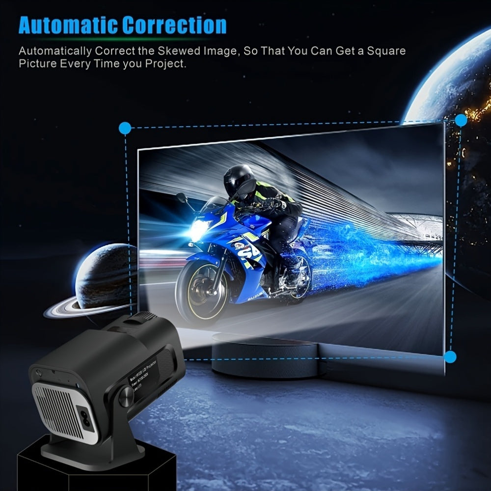 Mini Portable Projector Home Cinema 1280x720P Wi-Fi 6 Lightweight