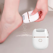 Rechargeable Electric Foot Grinder with 3 Replaceable Heads for Exfoliation and Dry Skin Care