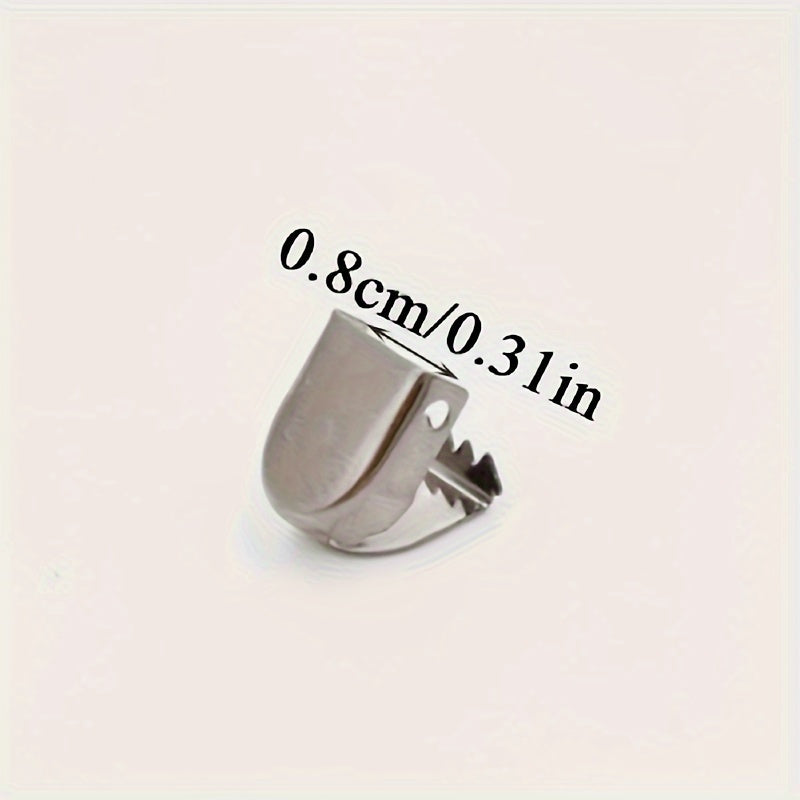 12 Pack Metal Shoe Lace Clips No-Tie Sneakers & Casual Shoes Secure Fasteners