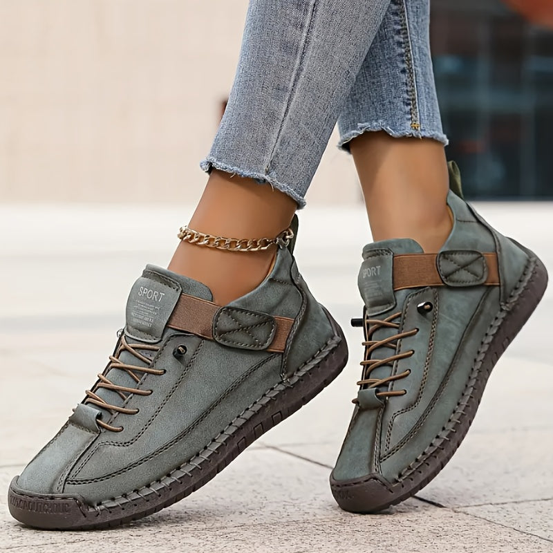 Women's Casual Canvas Sneakers Light Colors Plus Size Outdoor Walking