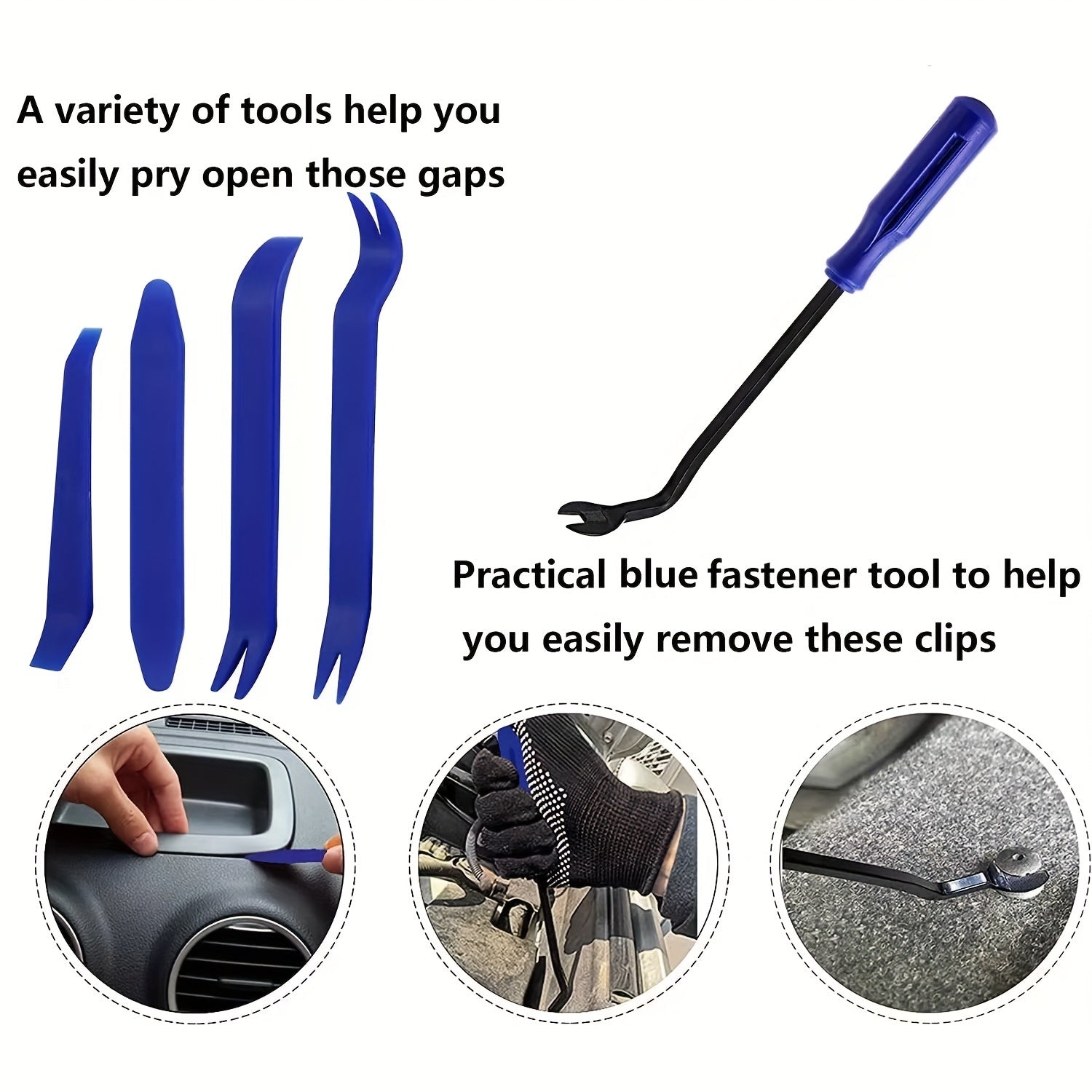 Car Fasteners Set 1000pcs Durable ABS Auto Clips for Bumper Edge Rivets