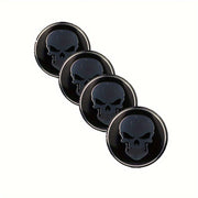 4 шт. металлических накладок на колесные центры с изображением черепа для автомобиля, мотоцикла, грузовика, внедорожника, 56 мм