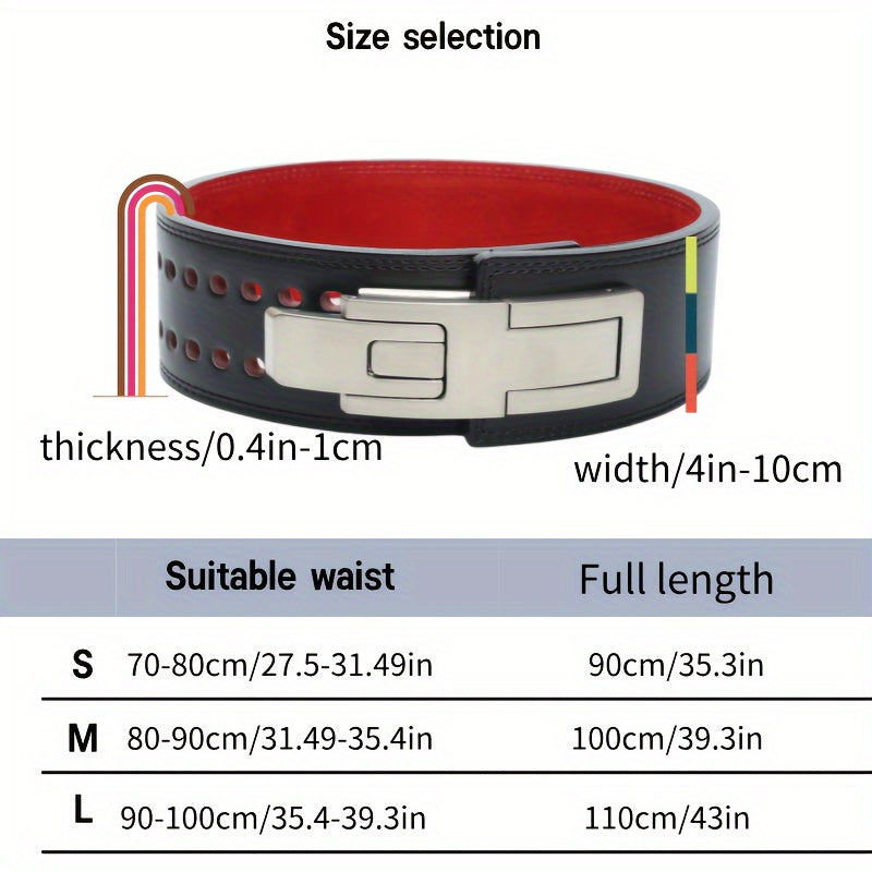 Tugmachali vazn ko'tarish belbog'i, squatlarga, o'lik ko'tarishlarga va markaziy kuchni rivojlantirish uchun ideal.