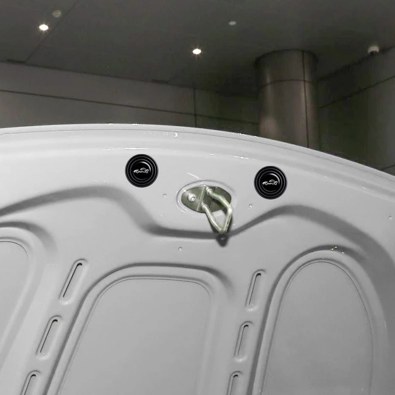 10pcs Car Door Silicone Pads Shock Absorbing Soundproofing Anti-Collision Cushions