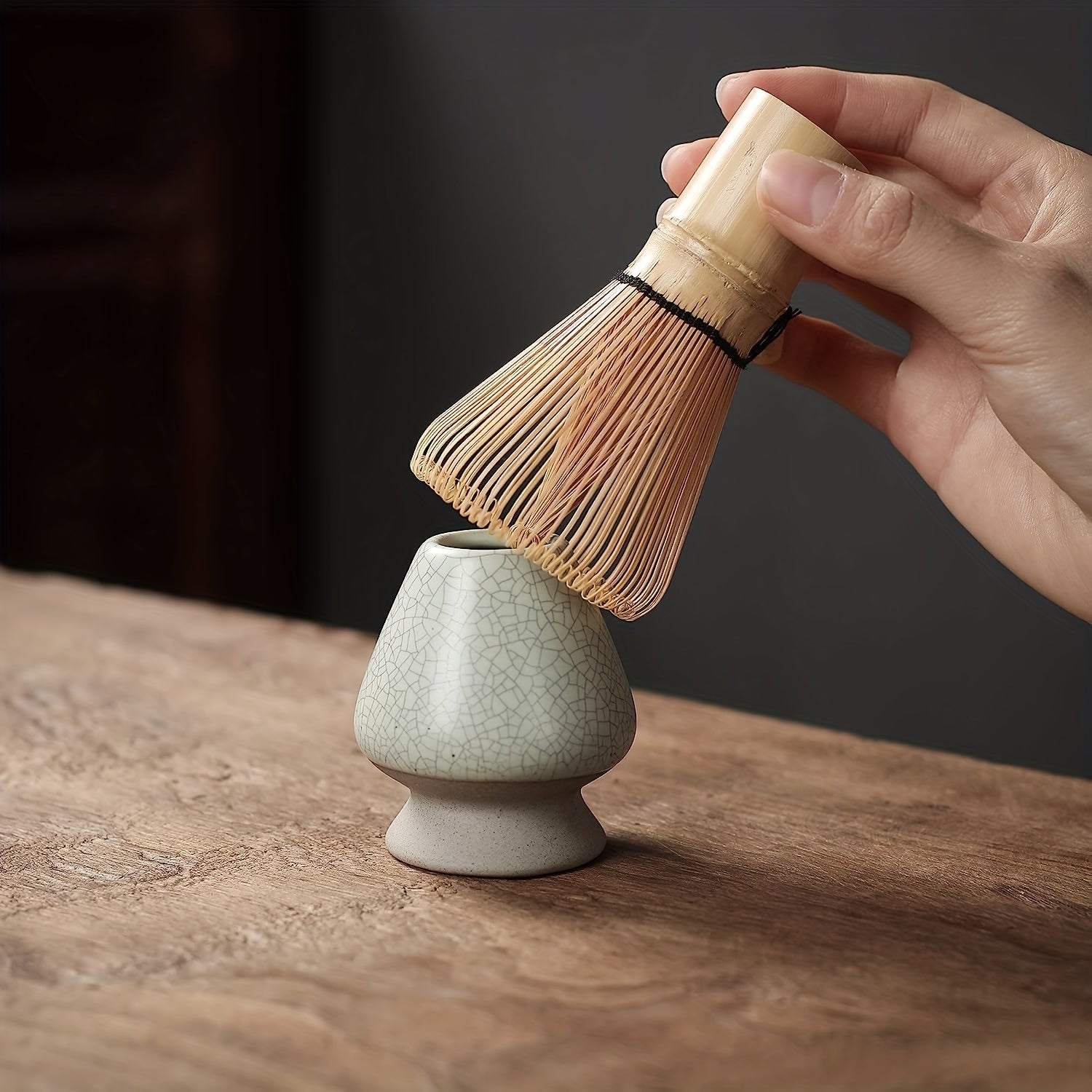 Matcha Gift Box Set with Whisk Scoop Bowl and Holder for Halloween Christmas Thanksgiving