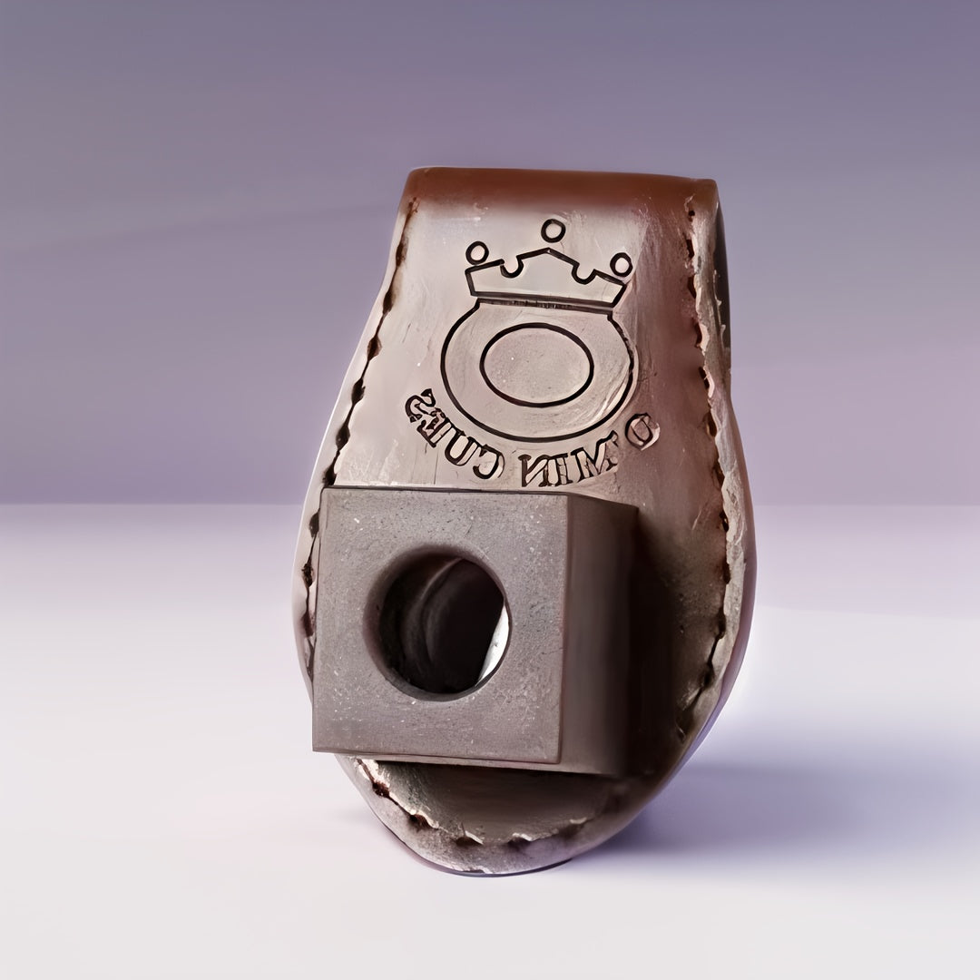 Magnetic Leather Billiard Chalk Clip for Pool and Snooker Storage