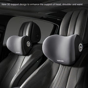 Car Headrest Pillow Memory Foam Ergonomic Travel Neck Support