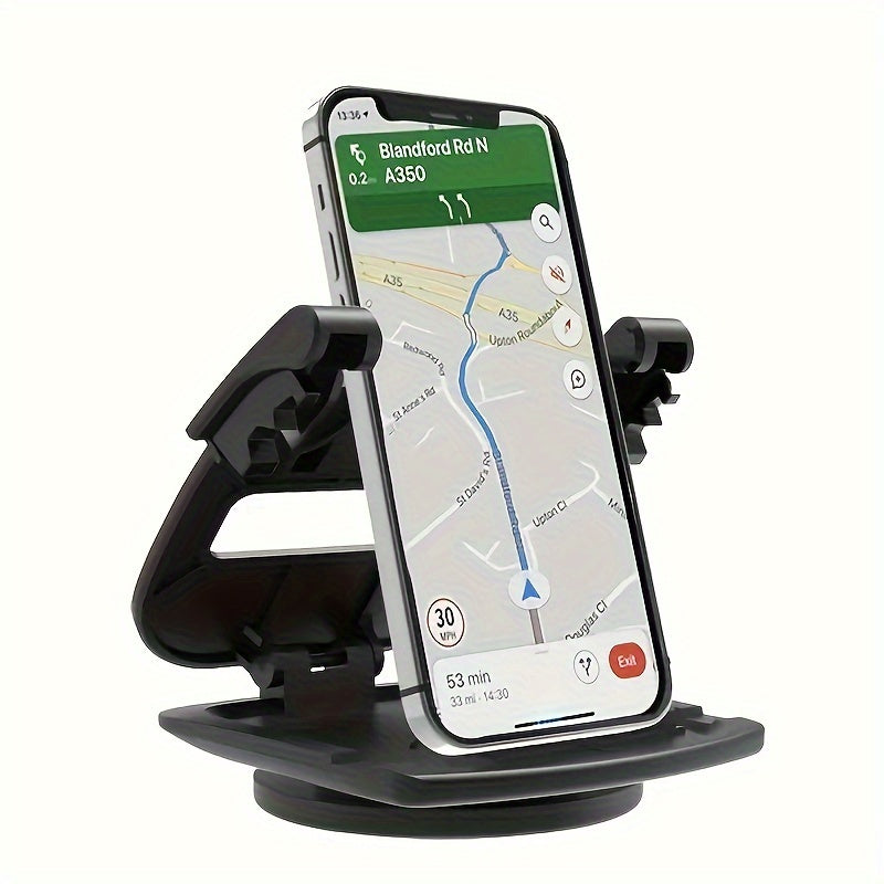 Soporte universal para coche para teléfono móvil, material ABS, impermeable, rotación de 360°, antideslizante