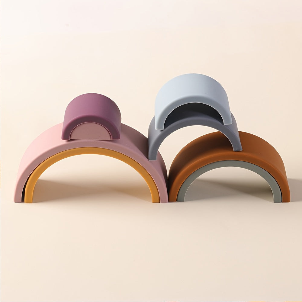 Bolalar uchun Rangli G'ildirakli O'yinchoqlar Silikon Musiqa Doirasi Sovg'a Rojdestvo, Hallowe'en, Tashakkur