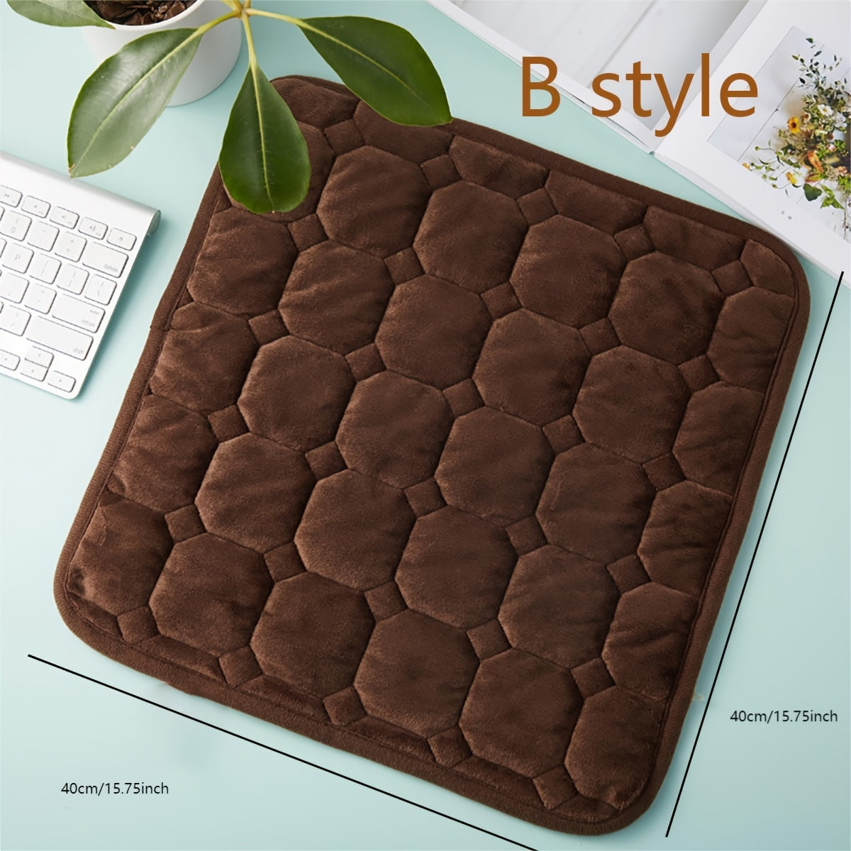 Современная однотонная подушка для стула - прочная, машинная стирка, полиэстеровая сидушка для круглогодичного использования, многофункциональный домашний акцент