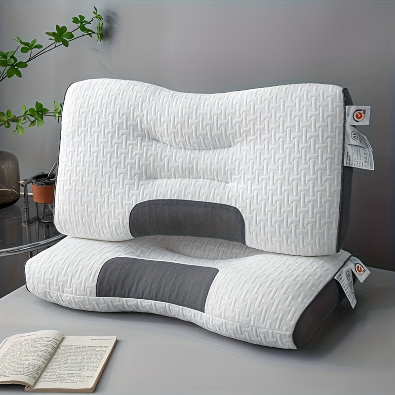 Cervical Support Pillow for Deep Sleep Side and Back Sleepers Memory Foam Washable