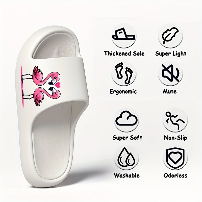 Uniseks tormozsiz EVA shippaklar ichki va tashqi uy poyabzali qora va oq