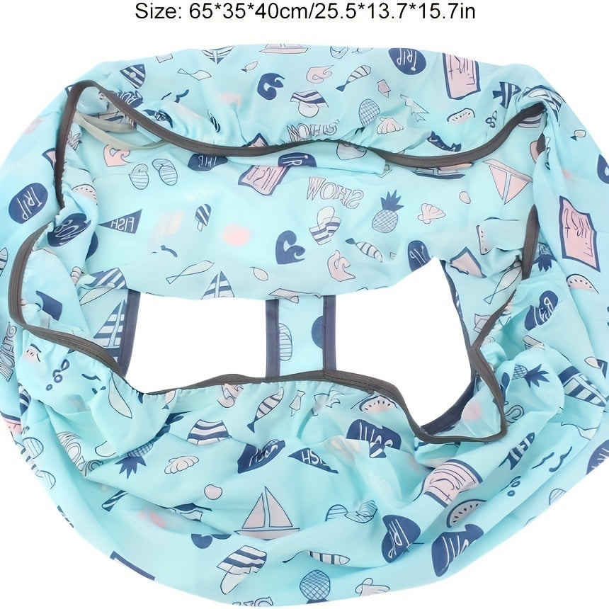 Baby Car Seat Cover 2-in-1 Portable for Car Seat, Shopping Cart, High Chair