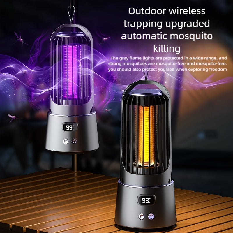 Mosquito Killer Lamp USB Rechargeable 1200mAh Battery Indoor Outdoor Camping Garden Office