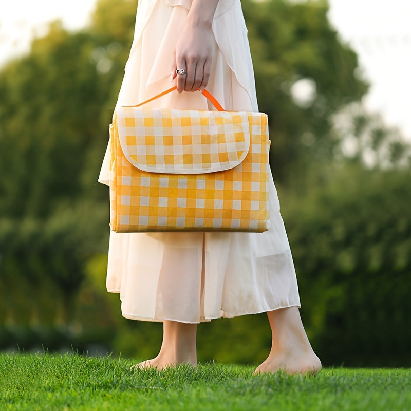 Portable Waterproof PVC Picnic Mat for Camping and Outdoor Use