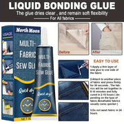 Multifunctional Sewing Glue Kit for Clothes Repair Quick Dry Fabric