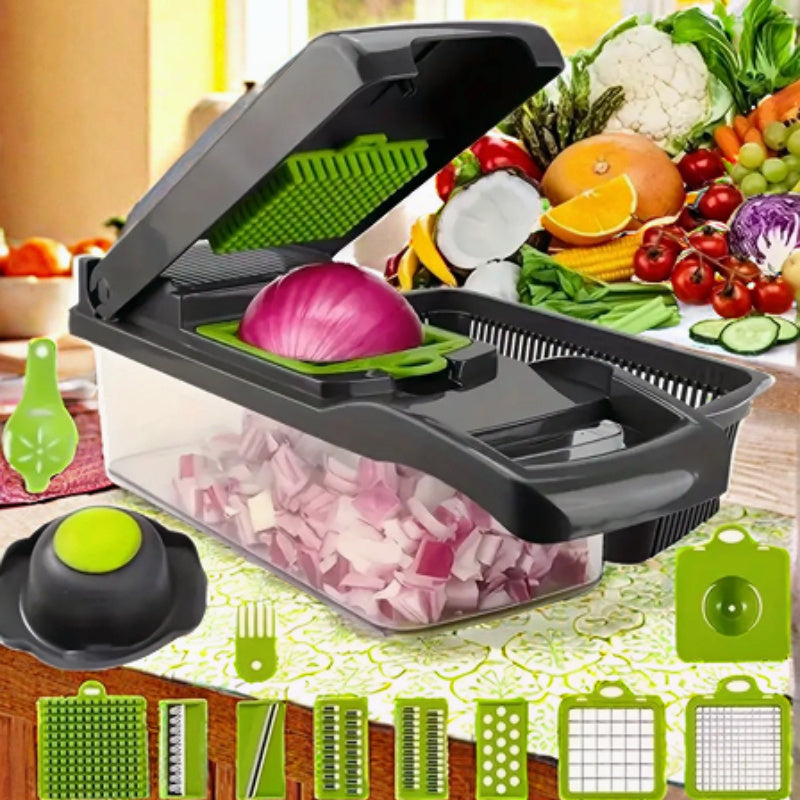 15-in-1 Food Processor Attachment for Vegetables Shredding Slicing Grating