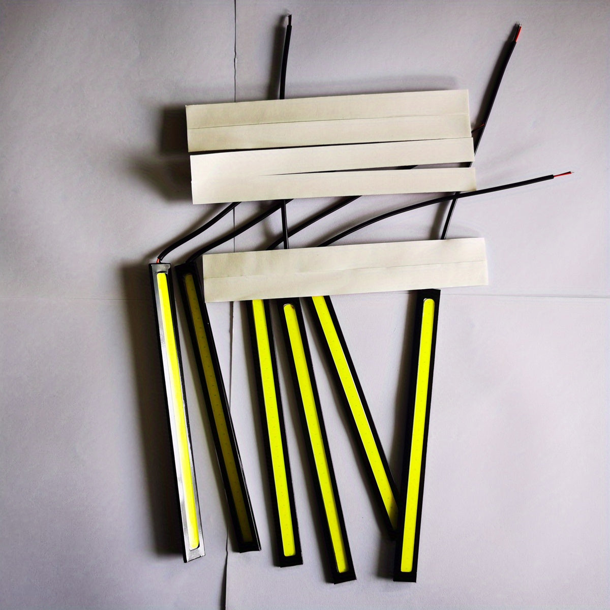 2/4шт 17см водонепроницаемый COB LED лента для автомобиля дневные ходовые огни противотуманный фонарь фара