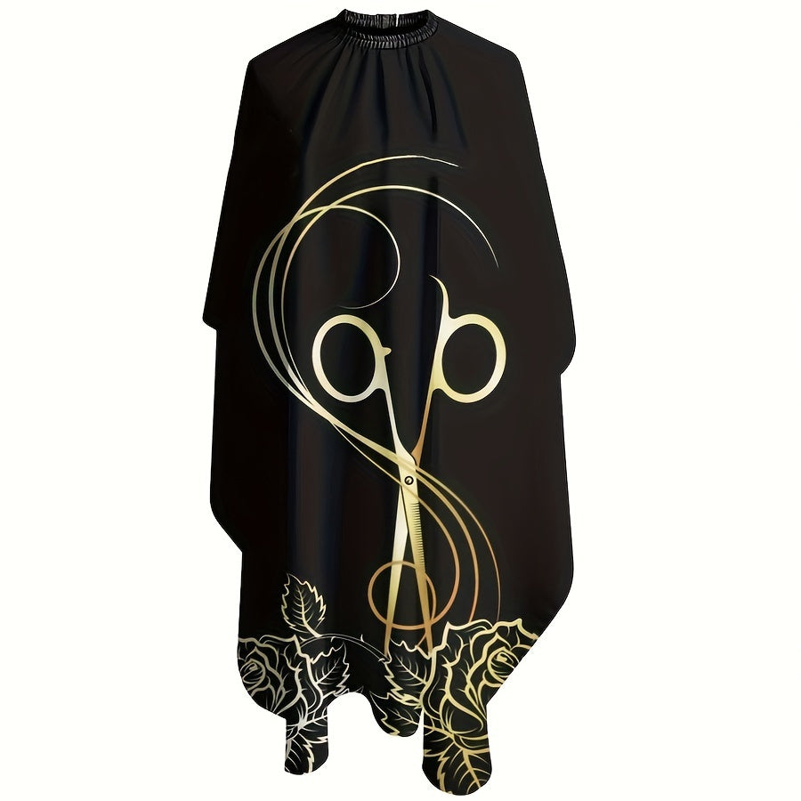 Waterproof Haircut Apron Set for Salon Professionals Polyester Easy to Clean All Hairstyles