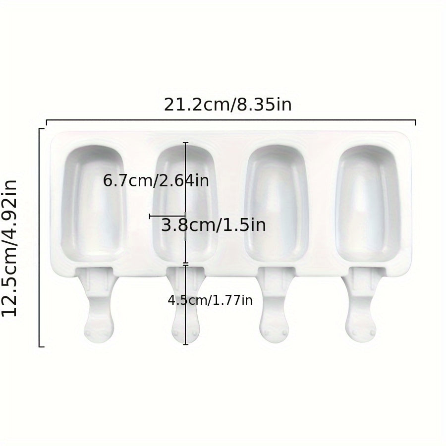 Silicone Popsicle Mold Reusable Easy Release for Homemade Frozen Treats