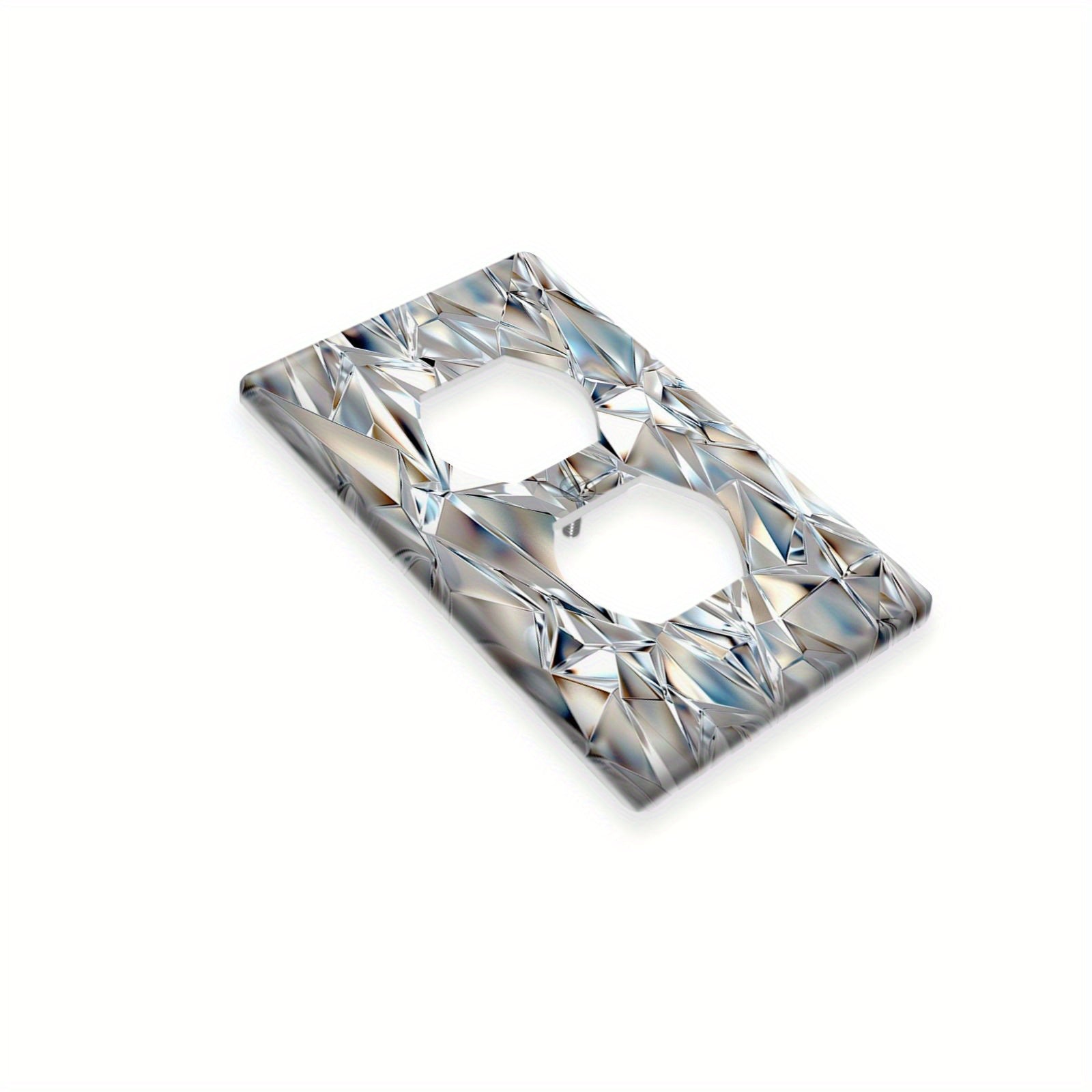 Одно- или двойное гнездо алмазной световой панели для кухни, ванной, спальни, гостиной — без необходимости в проводке.