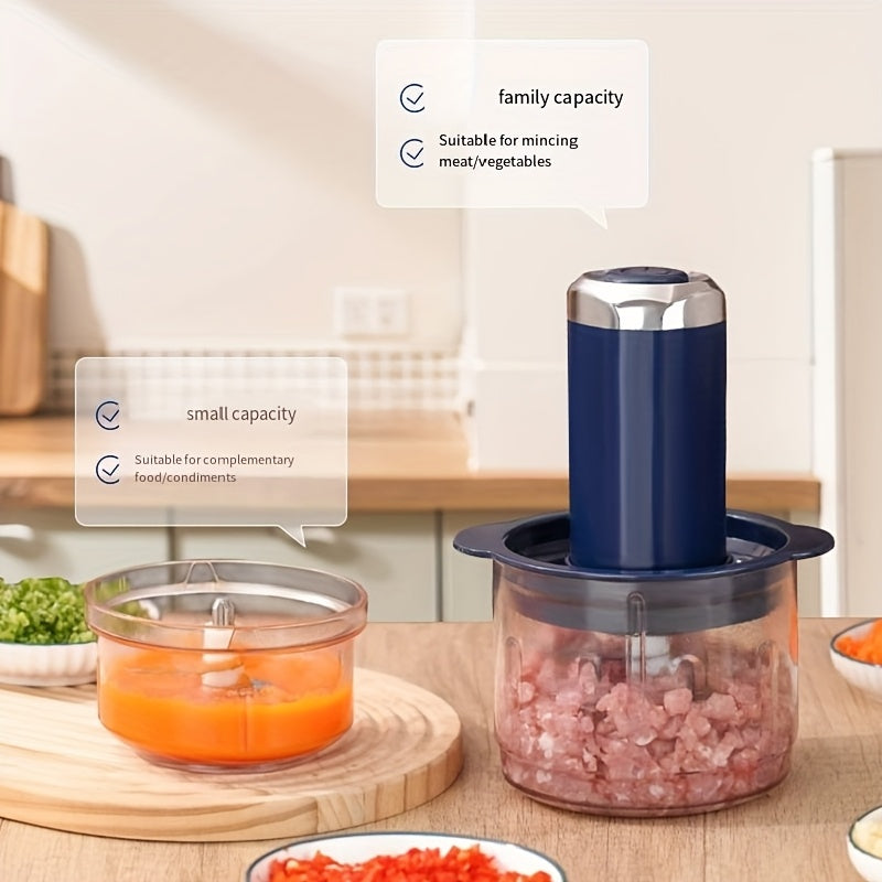 Электрическая кухонная машина для измельчения мяса с чашами и лезвиями 220В 2000об/мин
