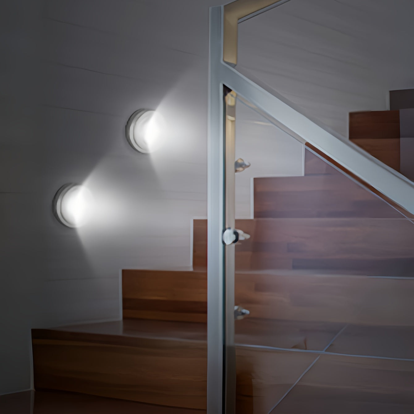 Modern Space-Themed Touch Sensor Night Light with Adjustable Brightness Battery Operated for Bedroom Kitchen Hallway