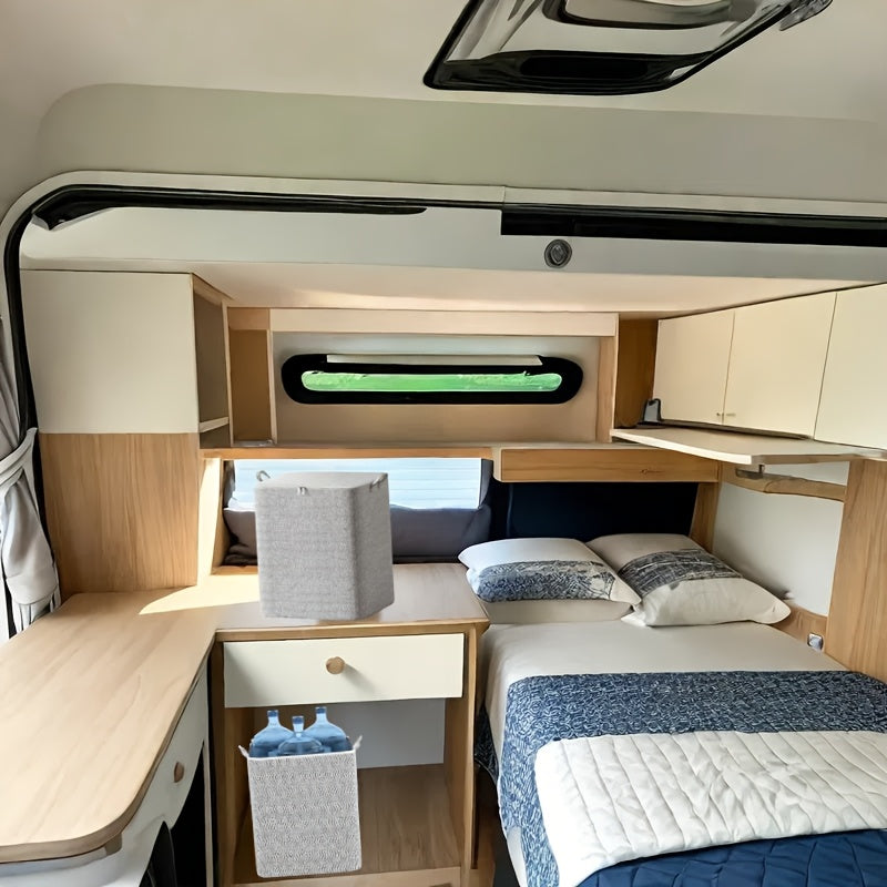 Large Washable Polyester Folding Storage Bag with Handles for Clothes and Toys