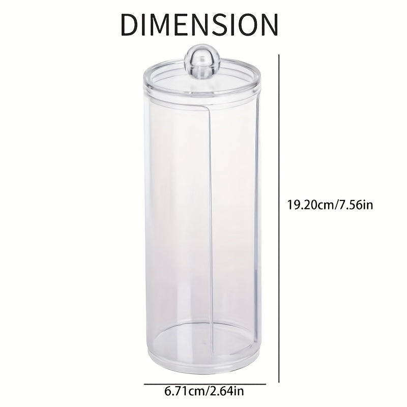 Organizador de lazo para cabello de acrílico y cosméticos para almacenamiento en la encimera del baño