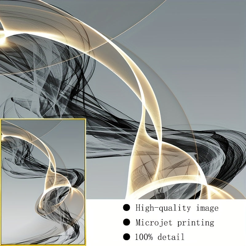 Современный абстрактный набор настенного искусства из лент на холсте, 3 шт., для гостиной и спальни, 40 см на 60 см, без рамки