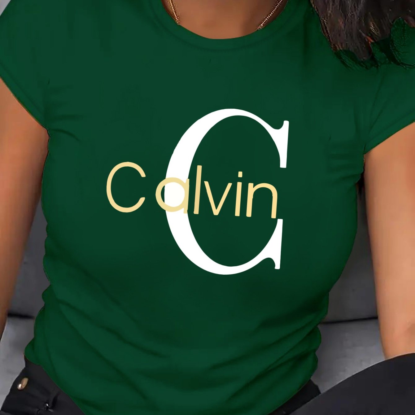 Women's Loose Fit Plus Size T-Shirt Soft Breathable Polyester Casual Top Multiple Colors