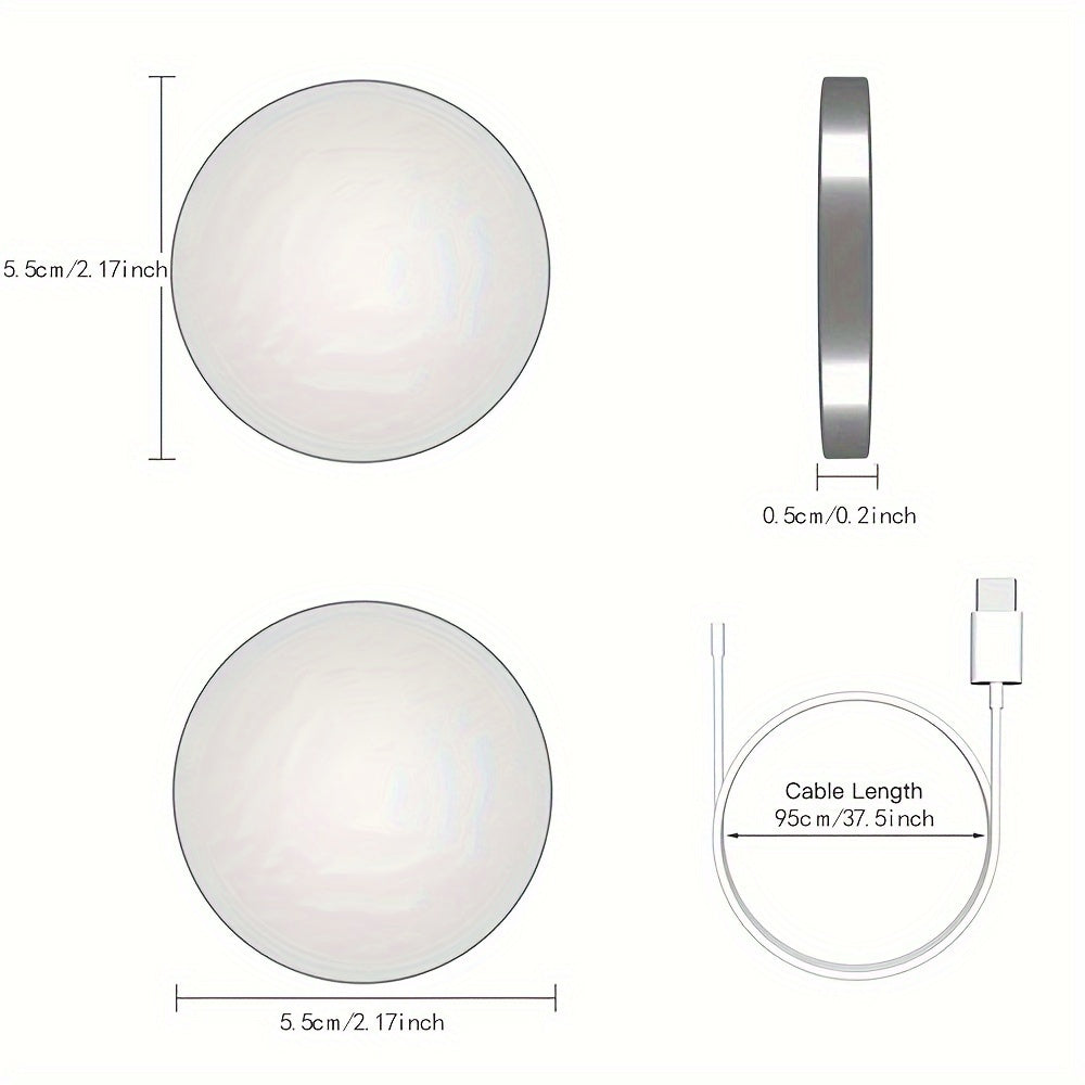 Wireless Charger for iPhone 15 Pro Max 13 Mini Magnetic Wireless Charging Pad