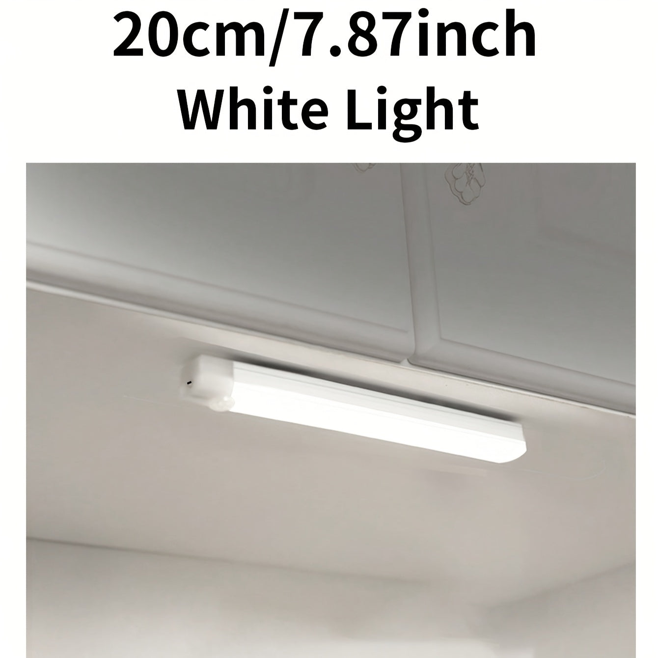 Rechargeable Indoor Motion Sensor Light with Touch Switch and Multiple Mounting Options