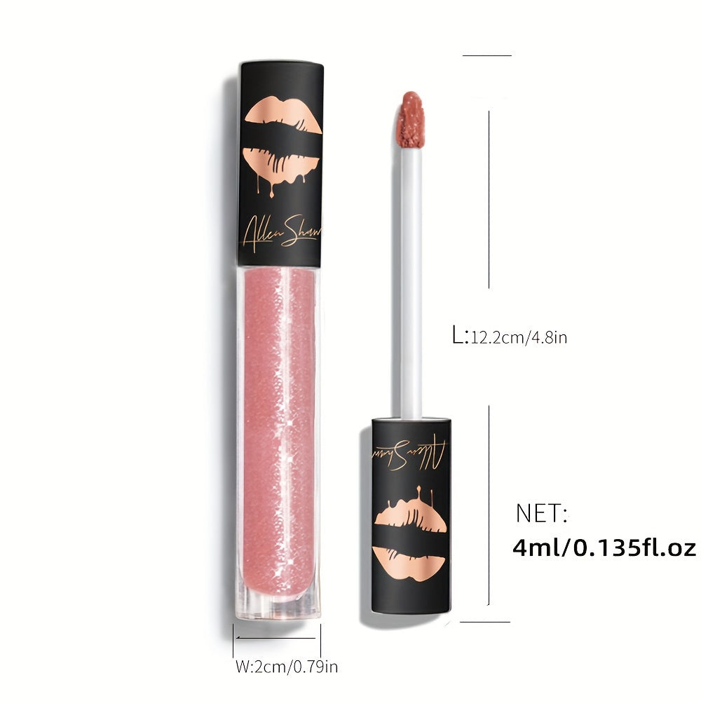Liquid Lipstick Matte Glitter Waterproof Long-Lasting 12 Colors