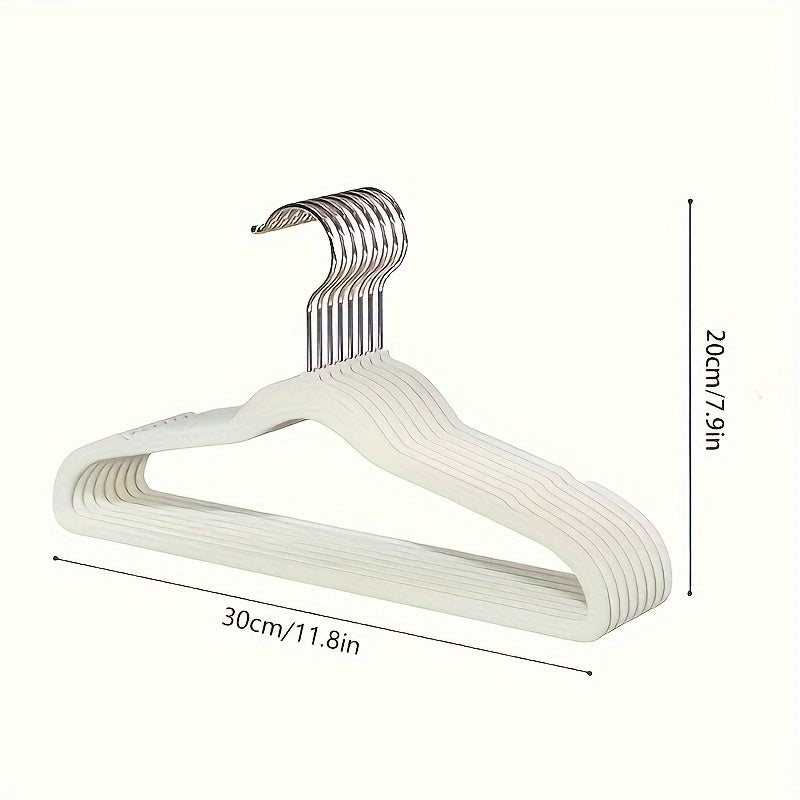 Children's Plastic Hangers Set 20-30 Pieces Notched Closet Organizer for Baby Clothes