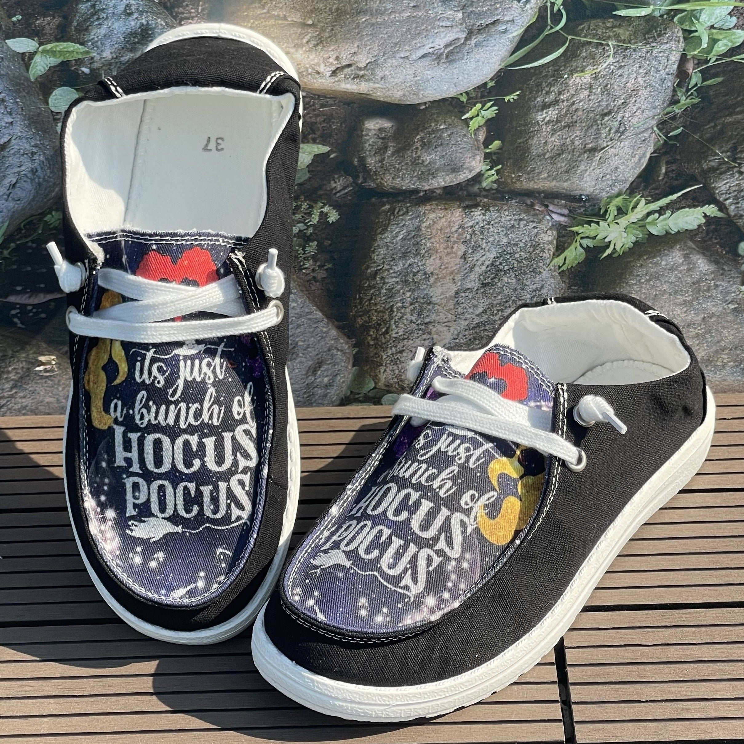 Women's Colorful Hair 2D Print Casual Flats Lightweight Comfortable Sneakers