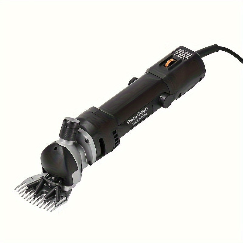 Electric Sheep Shears for Livestock Grooming 6-Speed Heavy-Duty Clippers Black