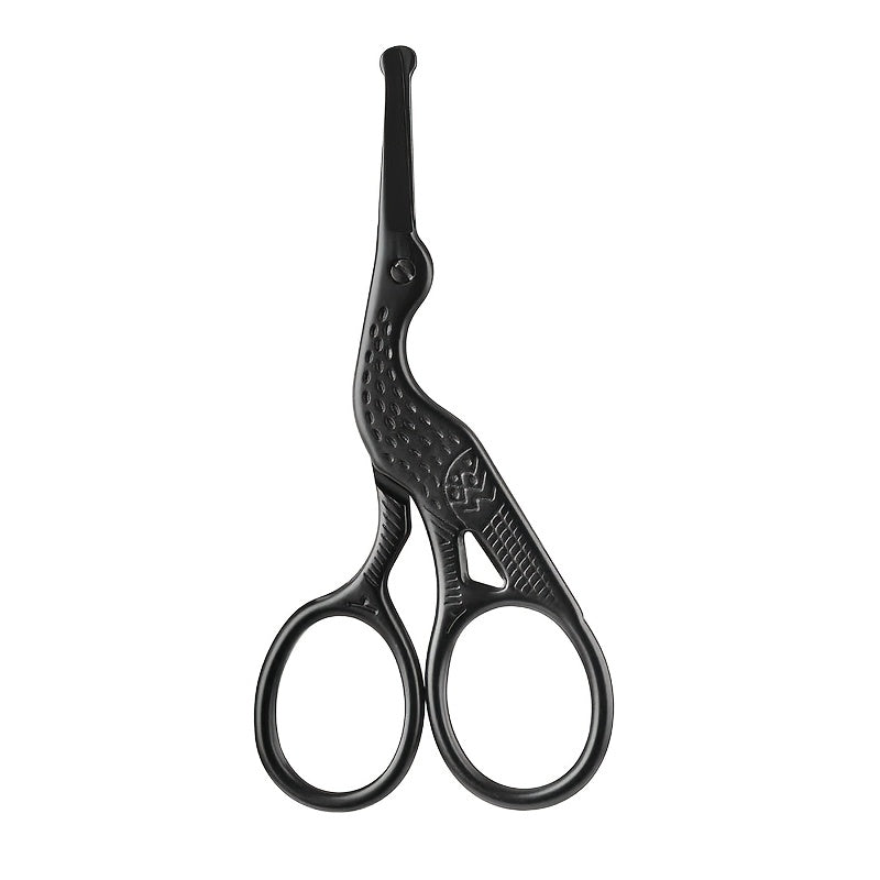 Unisex Stainless Steel Precision Nose Hair Scissors with Safety Tip