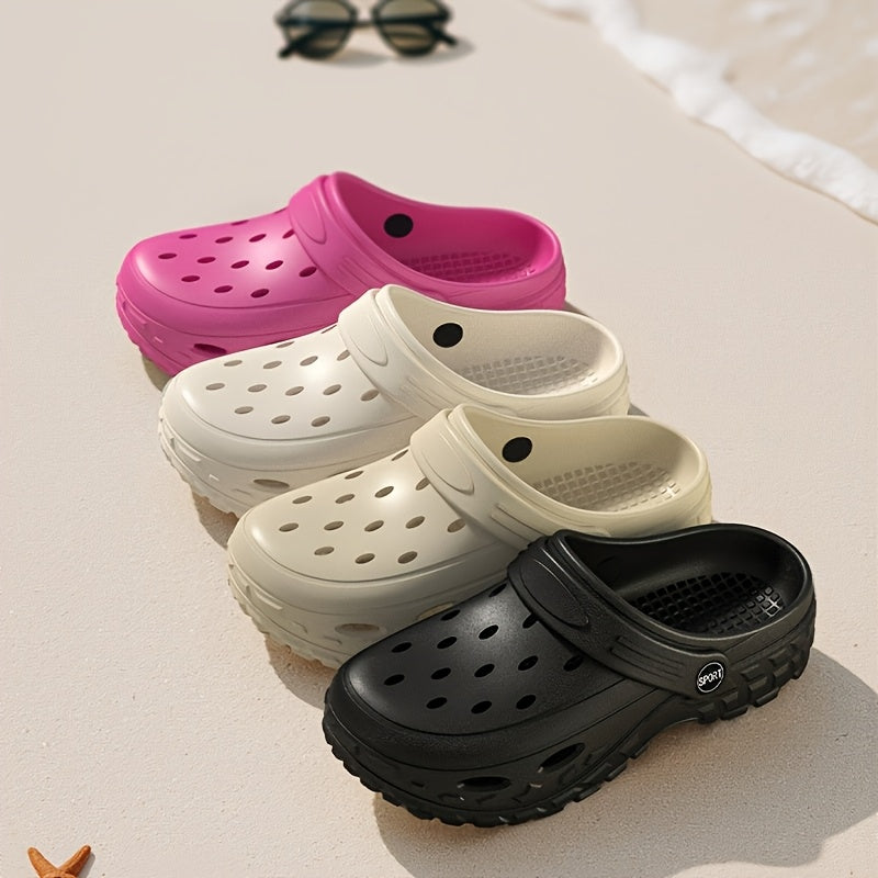 Women Non-Slip Slip-On House Slippers Thick Cushioned EVA Sole Indoor Outdoor