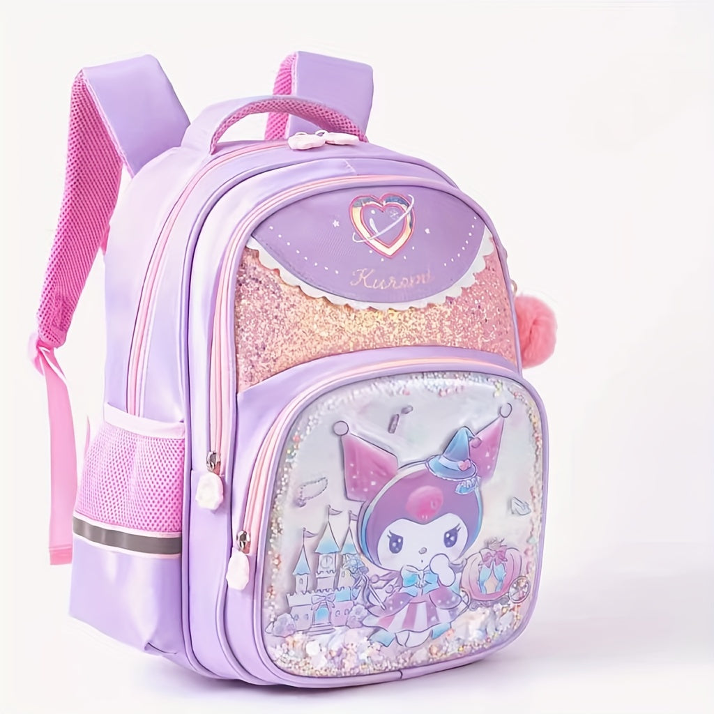 Kids School Backpack for Girls Lightweight Toddler Primary School Bag for First and Second Grade