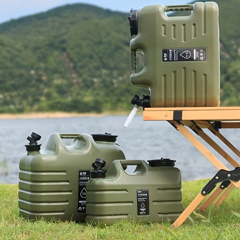 Portable Water Container with Faucet 11L 12L 18L Leak-Proof for Outdoor Activities