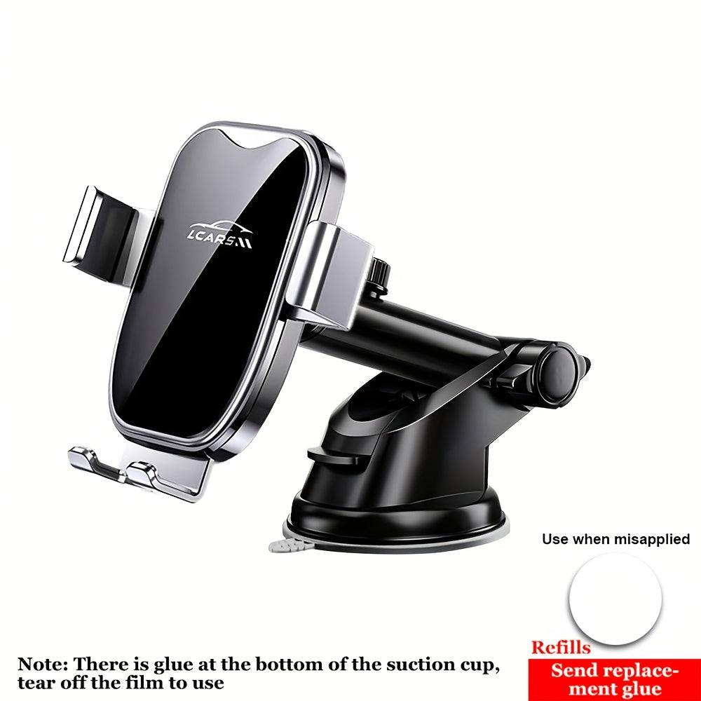 Avtomobil telefon uchun buriladigan suv bilan yopishadigan tutqich, smartfonlar uchun 17 sm gacha