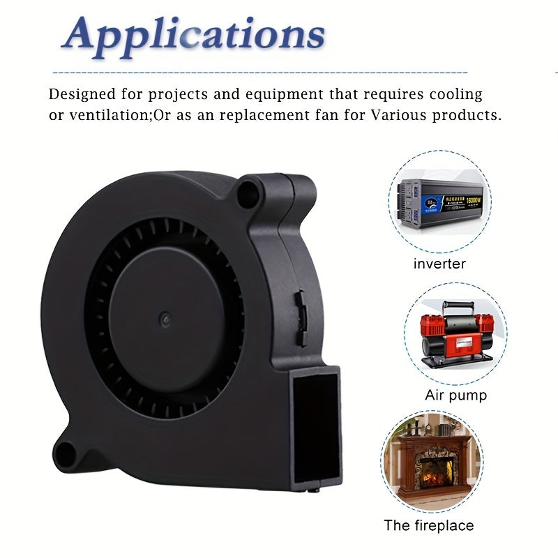 USB Cooling Fan 5015 7515 7530 for 3D Printer PC CPU Case DC 5V