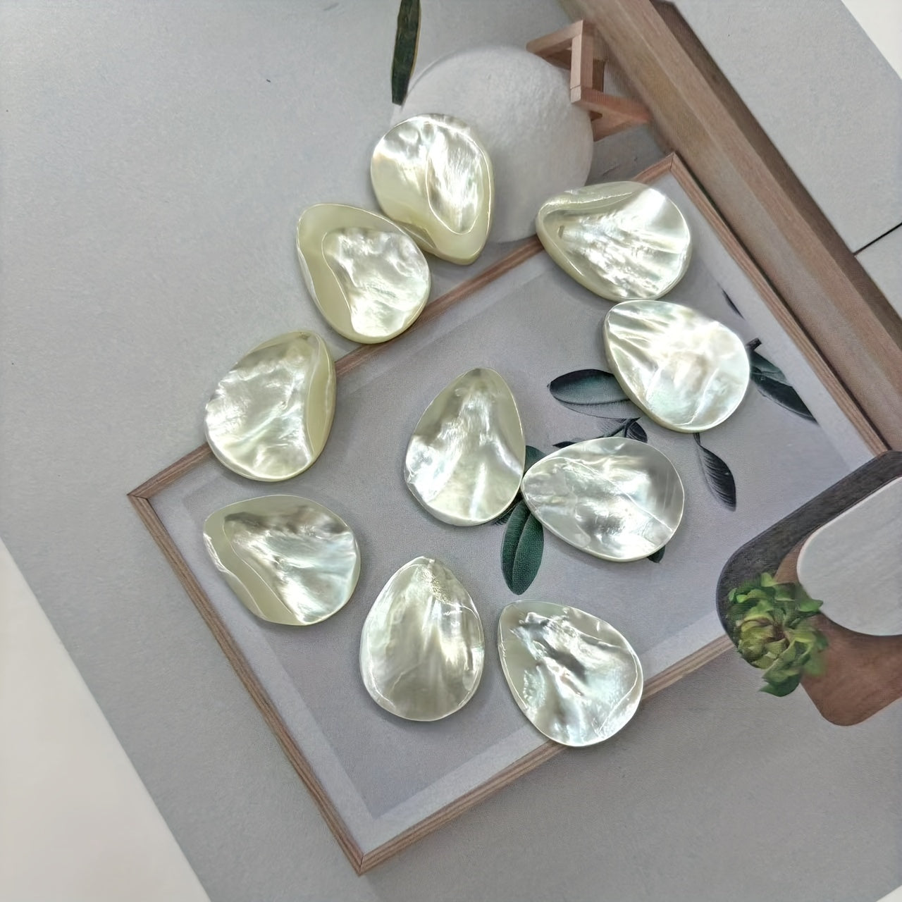 Set of 10 Handmade Water Drop Pearl Necklace Accessories for Women Hairpin Ornaments