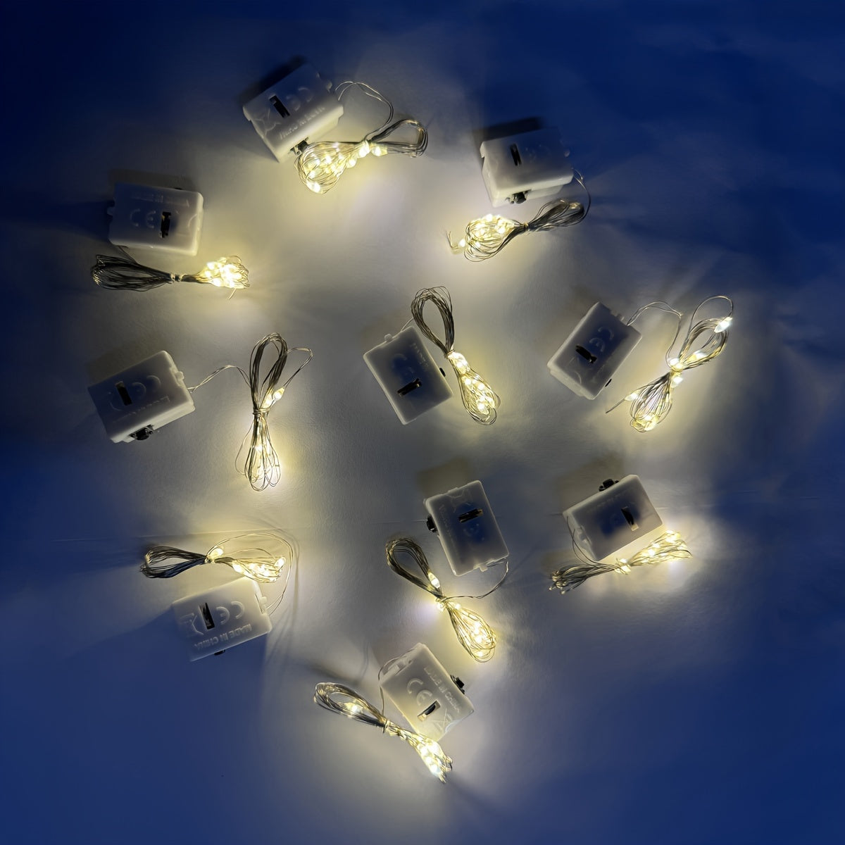 Mini Fairy Lights Copper Wire 10/20 Mode Christmas Decor