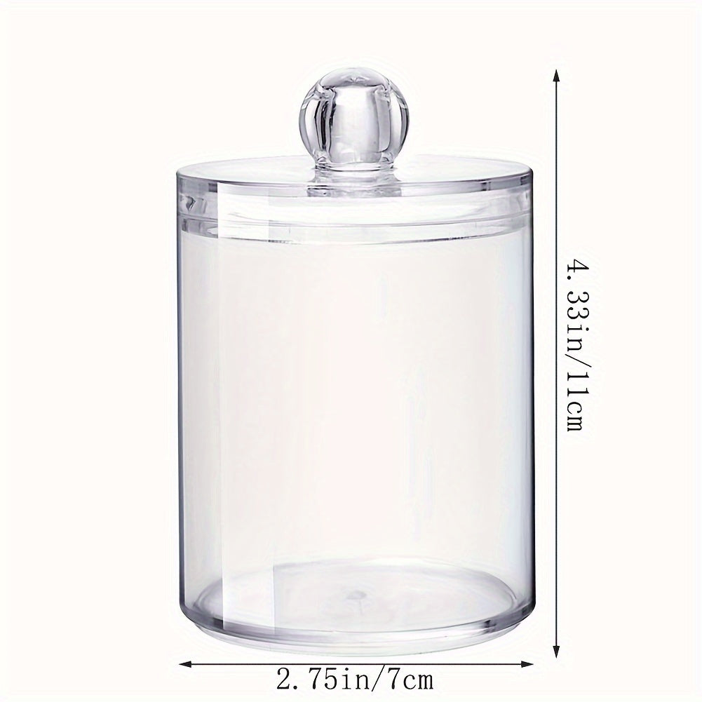 Acrylic Pen Holder for Desk and Bathroom Storage Clear Small Organizer