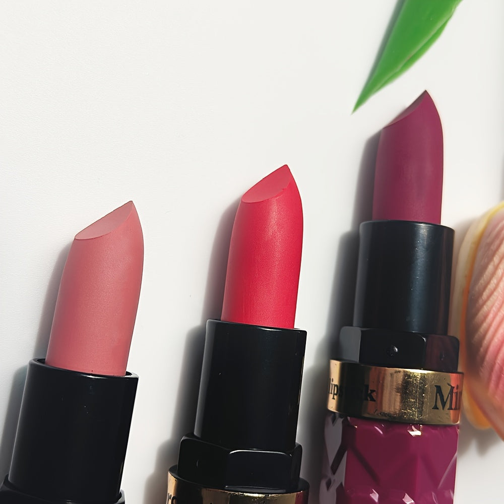 Pintalabios mate para mujer, taza antideslizante, a prueba de agua, maquillaje de labios de larga duración